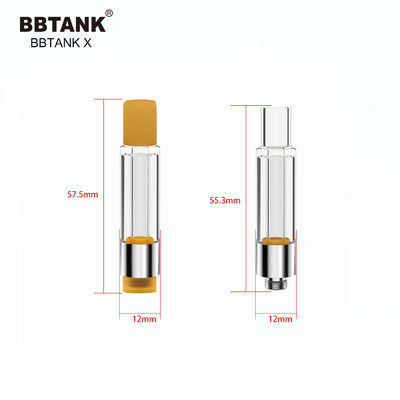 κασέτα 0.5ml CBD THC Vape, καμία διαρροή 510 κασέτα νημάτων