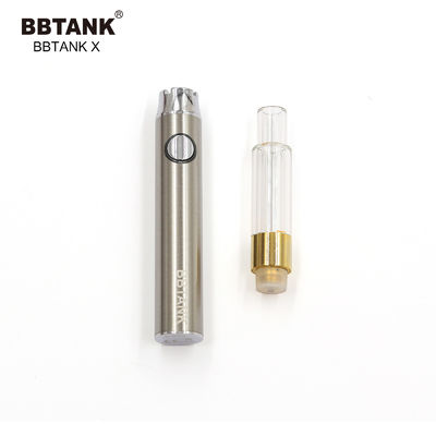 1.0ml κεραμική κασέτα 510 πετρελαίου μάνδρα Vape πετρελαίου νημάτων CBD με τη δεξαμενή γυαλιού