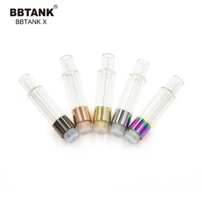 1.0ml κεραμική κασέτα 510 πετρελαίου μάνδρα Vape πετρελαίου νημάτων CBD με τη δεξαμενή γυαλιού