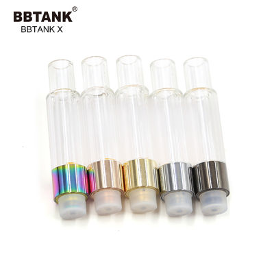 1.0ml κεραμική κασέτα 510 πετρελαίου μάνδρα Vape πετρελαίου νημάτων CBD με τη δεξαμενή γυαλιού