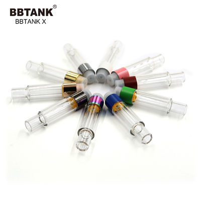 1.0ml κεραμική κασέτα 510 πετρελαίου μάνδρα Vape πετρελαίου νημάτων CBD με τη δεξαμενή γυαλιού