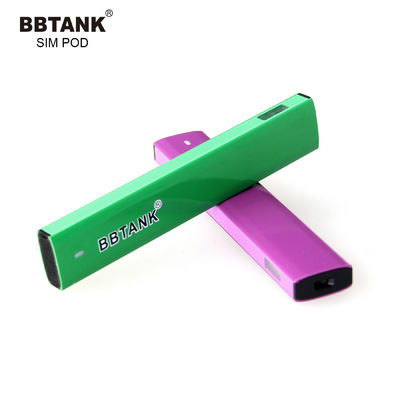 Μίας χρήσης Vape κράμα αλουμινίου λοβών συσκευών FDA 3.5V 0.8g CBD
