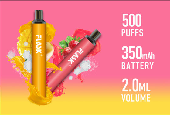 Μίας χρήσης επαναληπτικής χρήσεως λοβός Vape τσιγάρων 350mah 2ml ηλεκτρονικός υγρός
