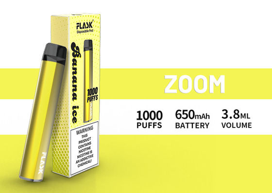 Άφθονος χυμός 1000puffs ανεφοδιασμού 650mah 3.8ml εξασφάλισης ποιότητας Disposol Vapepen ΖΟΥΜ