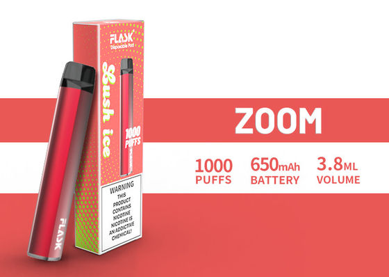 Άφθονος χυμός 1000puffs ανεφοδιασμού 650mah 3.8ml εξασφάλισης ποιότητας Disposol Vapepen ΖΟΥΜ