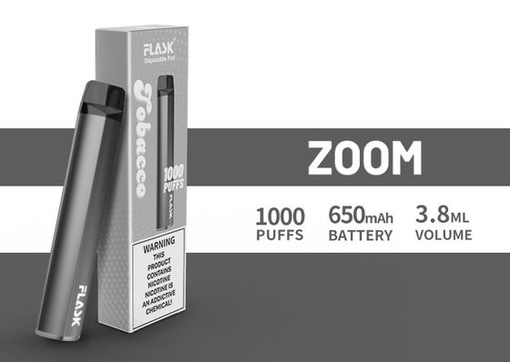 Άφθονος χυμός 1000puffs ανεφοδιασμού 650mah 3.8ml εξασφάλισης ποιότητας Disposol Vapepen ΖΟΥΜ