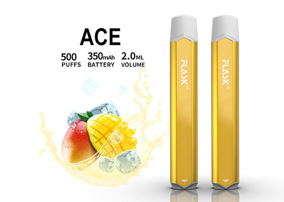 αρωματική μάνδρα ψεκαστήρων 2ml 1.5oHM, 500 ριπή μίας χρήσης Vape