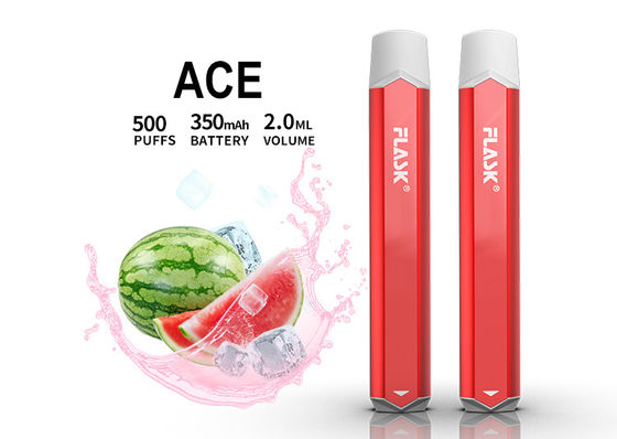 αρωματική μάνδρα ψεκαστήρων 2ml 1.5oHM, 500 ριπή μίας χρήσης Vape