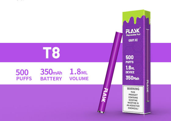 Χονδρική καφεΐνη γεύσεων 500puffs 12/μίας χρήσης ε-τσιγάρο Nicsalt ραβδιών ενεργειακού Vape