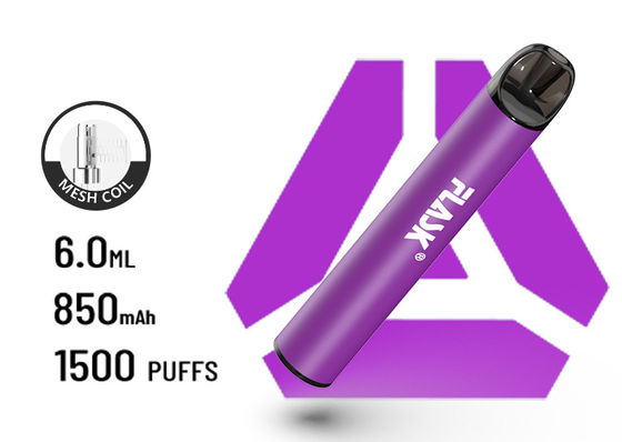 Μίας χρήσης ικανότητα χυμού σπειρών 6.0ml πλέγματος μανδρών 1500puffs Vape vapenation F900 P6 freshvape