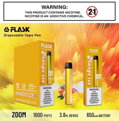 Σταθερότητα συσκευών Vapepen διάθεσης ΖΟΥΜ και καλύτερο ποιοτικό 1000puffs 650mah 3.8ml υγρό