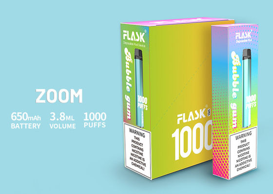 Υψηλής ποιότητας ε-χυμός 0%2%5%Nicsalt 1000puffs προϊόντων 650Mah 3.8ml Vapepen διάθεσης ΖΟΥΜ