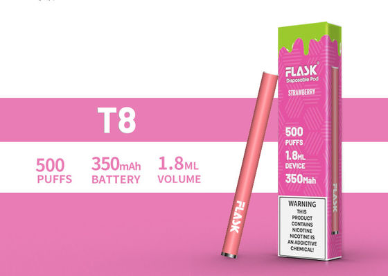 1.8mL τα ηλεκτρονικά υγρά τσιγάρα γέμισαν προ το μίας χρήσης ψεκαστήρα λοβών
