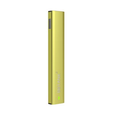 Κίτρινη συσκευή Vaping τσιγάρων 3.7V 350mAh μίας χρήσης ηλεκτρονική