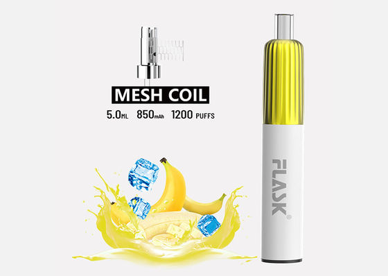 το άλας νικοτίνης 850mAh 2% αρωμάτισε γεμισμένη Vape σπειρών πλέγματος μανδρών ψεκαστήρων προ τους λοβούς
