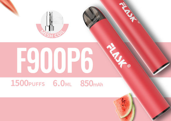 304 μίας χρήσης Vape Stianless ηλεκτρονικό τσιγάρο συσκευών λοβών χάλυβα 50mg
