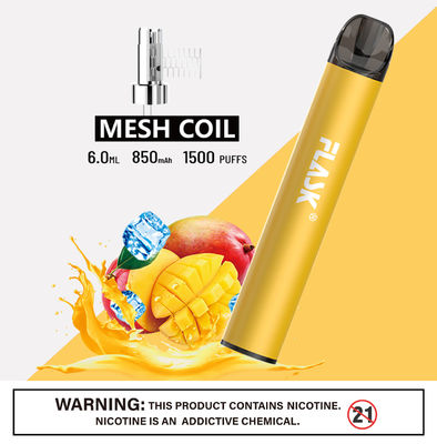 μπαταρίες νεαρών δικυκλιστών 6.0ml Vape, ηλεκτρονικές μπαταρίες τσιγάρων 850Mah