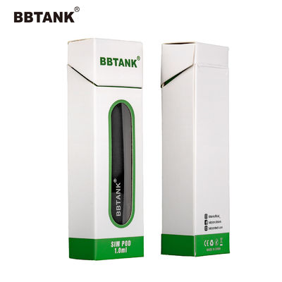 Κιβώτια μανδρών χαρτονιού CBD Vape εγγράφου Eco που αποτυπώνουν την εκτύπωση σε ανάγλυφο