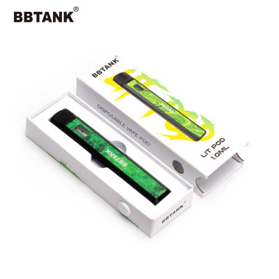 Κιβώτια μανδρών χαρτονιού CBD Vape εγγράφου Eco που αποτυπώνουν την εκτύπωση σε ανάγλυφο