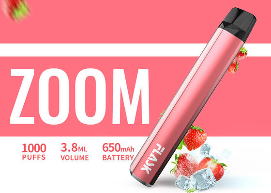 650Mah ηλεκτρονική μάνδρα Nicosalt 1% ψεκαστήρων 3.8ml αρωματική 1000puffs
