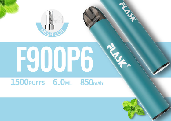 RGBvape SS304 Ecig 1500 μίας χρήσης συσκευές vape ριπών με τη σπείρα πλέγματος