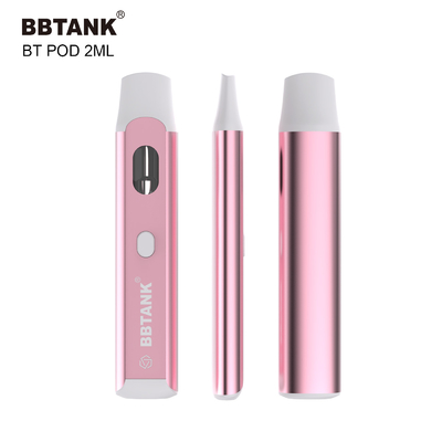 Μίας χρήσης λοβός 2.0ml Vape BBtank με το κουμπί για το παχύ δέλτα 8 HHC πετρελαίου καννάβεων