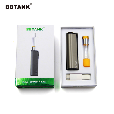Η χονδρική αρχική πλήρης κασέτα 0.5ml που 1,0 γυαλιού εργοστασίων BBTANK 2,0 γραμμάριο, 510 περνούν κλωστή, εγκατέστησε το πετρέλαιο ιξώδους ευρέος φάσματος