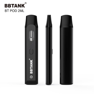 2ml ο μίας χρήσης λοβός vape κουμπιών προθερμαίνει την κεραμική κασέτα σπειρών για το του δέλτα thc 8