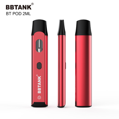 2ml ο μίας χρήσης λοβός vape κουμπιών προθερμαίνει την κεραμική κασέτα σπειρών για το του δέλτα thc 8