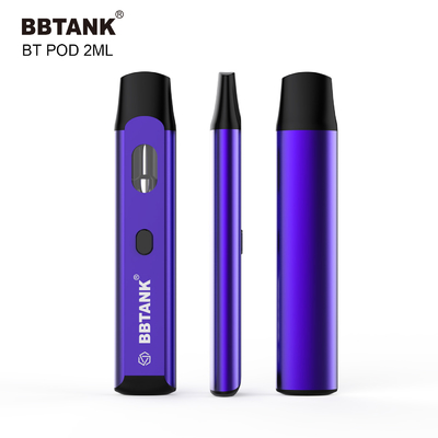 2ml ο μίας χρήσης λοβός vape κουμπιών προθερμαίνει την κεραμική κασέτα σπειρών για το του δέλτα thc 8