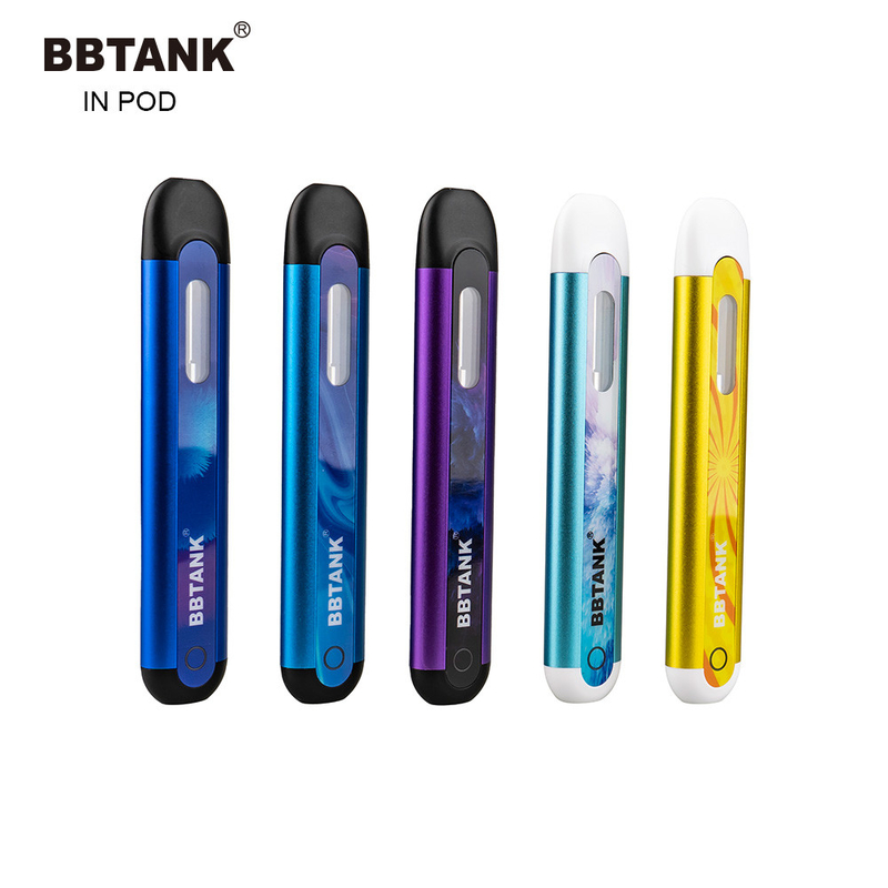 BBTANK 2 μιλ. παχιά πετρελαίου συσκευή λοβών lil μανδρών μίας χρήσης vape επανακαταλογηστέα στο δέλτα 8 μάνδρα CBD λογότυπων συνήθειας ΛΟΒΏΝ Vape λοβών πετρελαίου